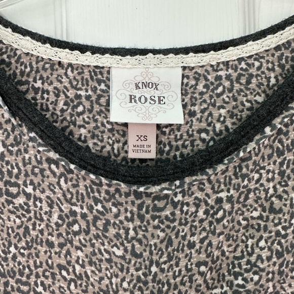 Know Rose Leopard Print Shirt - Picture 3 of 3